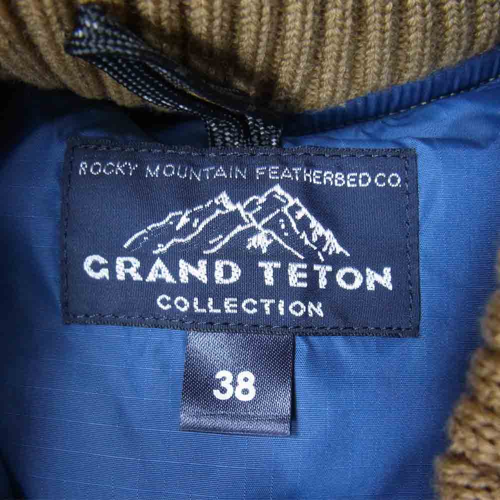 ロッキーマウンテン 250-202-02 GT DOWN JACKET キルティング ダウン ジャケット ベージュ系 38【新古品】【未使用】【中古】