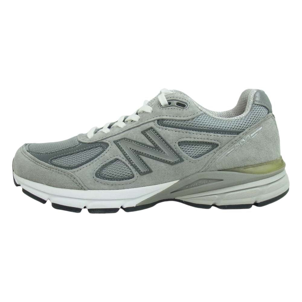 NEW BALANCE ニューバランス M990GL4 USA製 ローカット スニーカー グレー系【新古品】【未使用】【中古】
