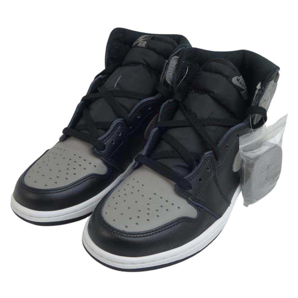 NIKE ナイキ 555088-013 AIR JORDAN 1 エア ジョーダン 1 RETRO HIGH OG レトロ ハイ オリジナル シャドー スニーカー グレー系 26cm【新古品】【未使用】【中古】
