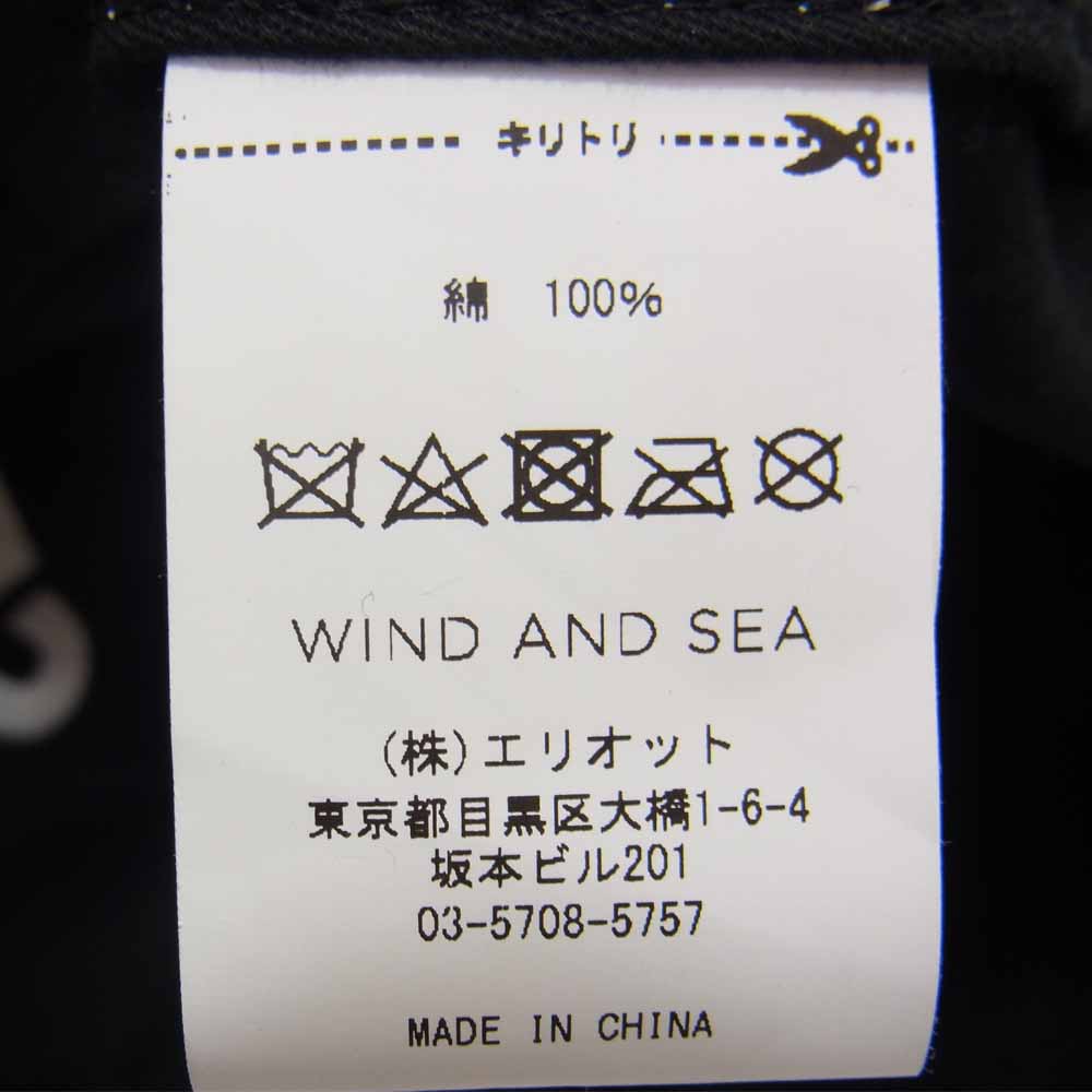 HYSTERIC GLAMOUR ヒステリックグラマー × WIND AND SEA CAP ウインダンシー キャップ ブラック系【美品】【中古】