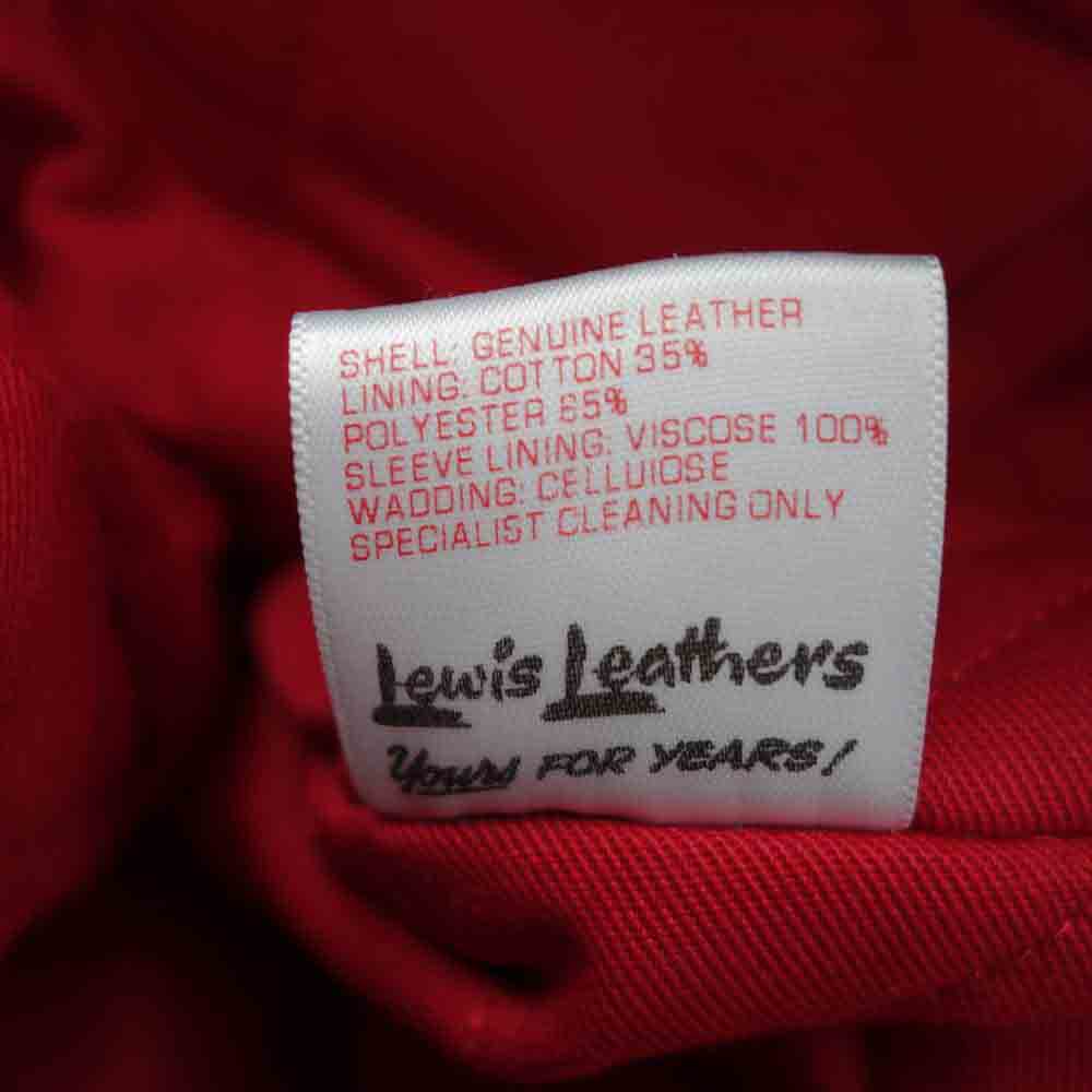 Lewis Leathers ルイスレザー 551T DOMINATOR TIGHT FIT HORSEHIDE ドミネーター タイトフィット ホースハイド ライダース ジャケット ブラック系 42【美品】【中古】