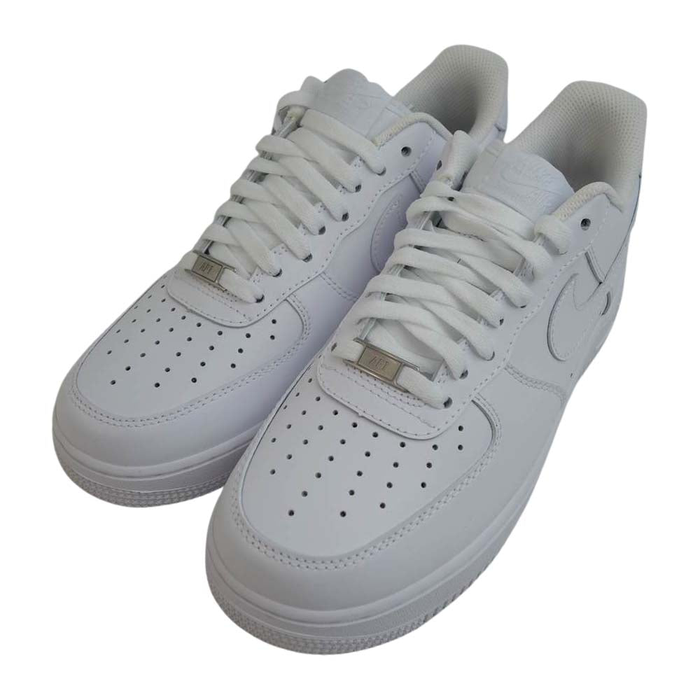 NIKE ナイキ 315122-111 黒タグ付き WMNS AIR FORCE 1 '07 LOW エア フォース ワン 07 ロー スニーカー ホワイト系 26.5cm【新古品】【未使用】【中古】
