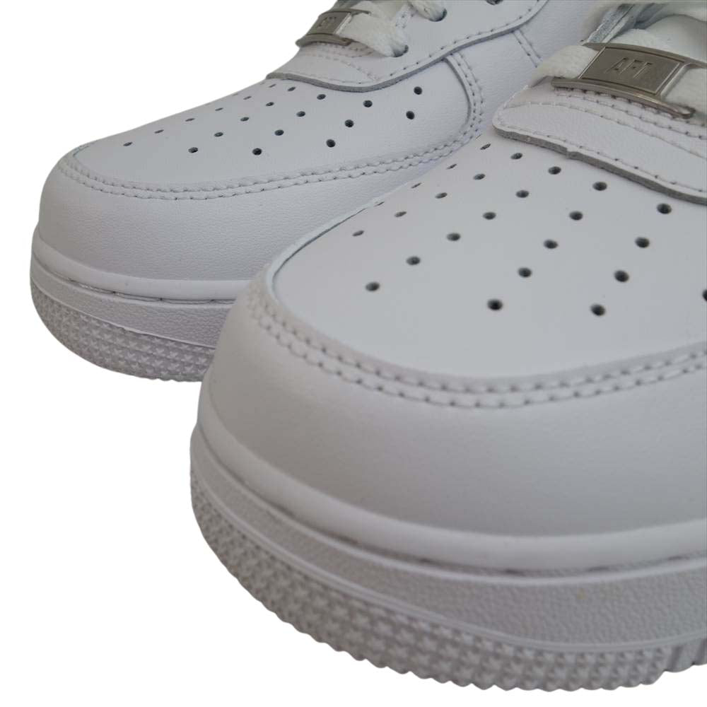 NIKE ナイキ 315122-111 黒タグ付き WMNS AIR FORCE 1 '07 LOW エア フォース ワン 07 ロー スニーカー ホワイト系 26.5cm【新古品】【未使用】【中古】