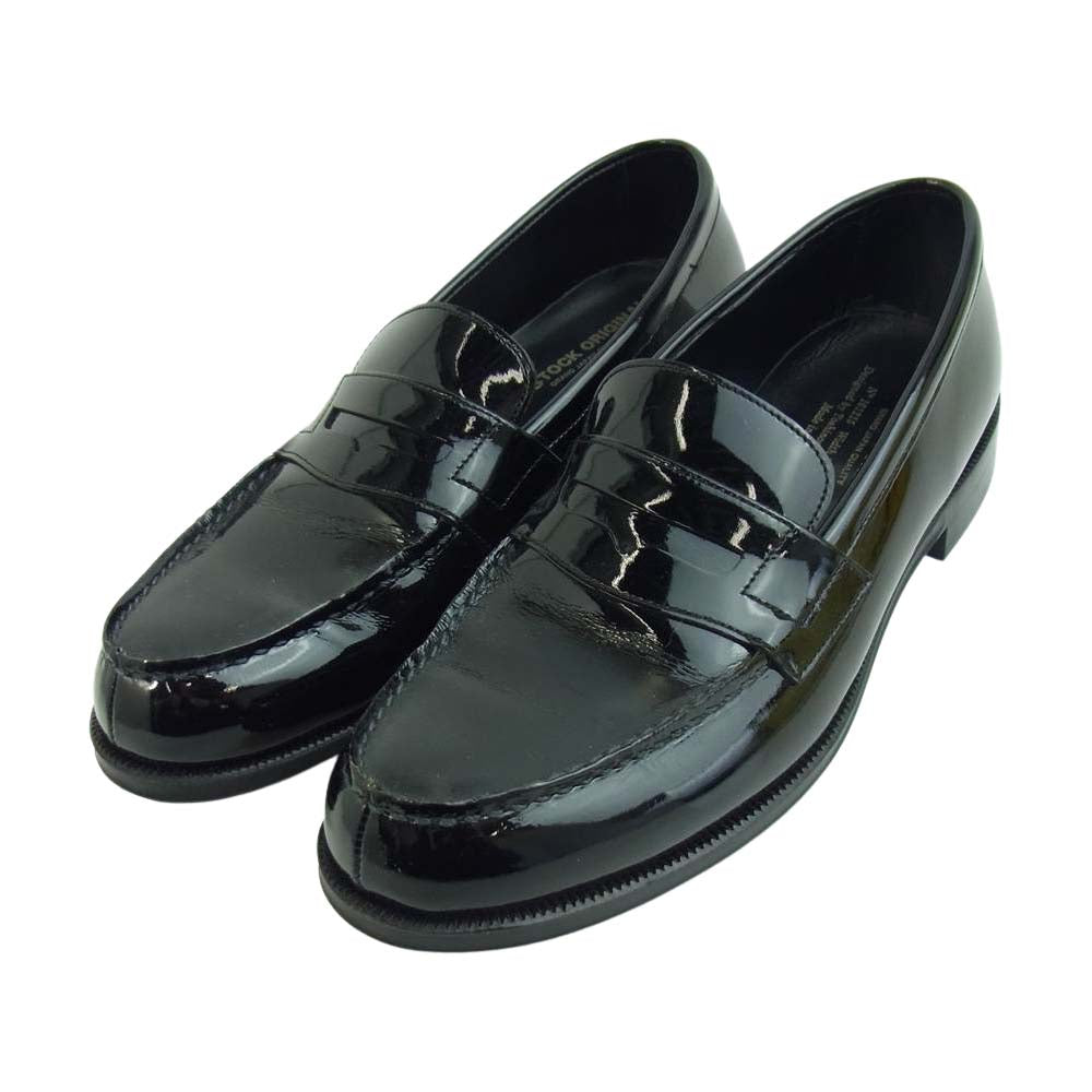 junhashimoto ジュンハシモト 111161 × FOOTSTOCK フットストック コイン ローファー ブラック系 3【中古】