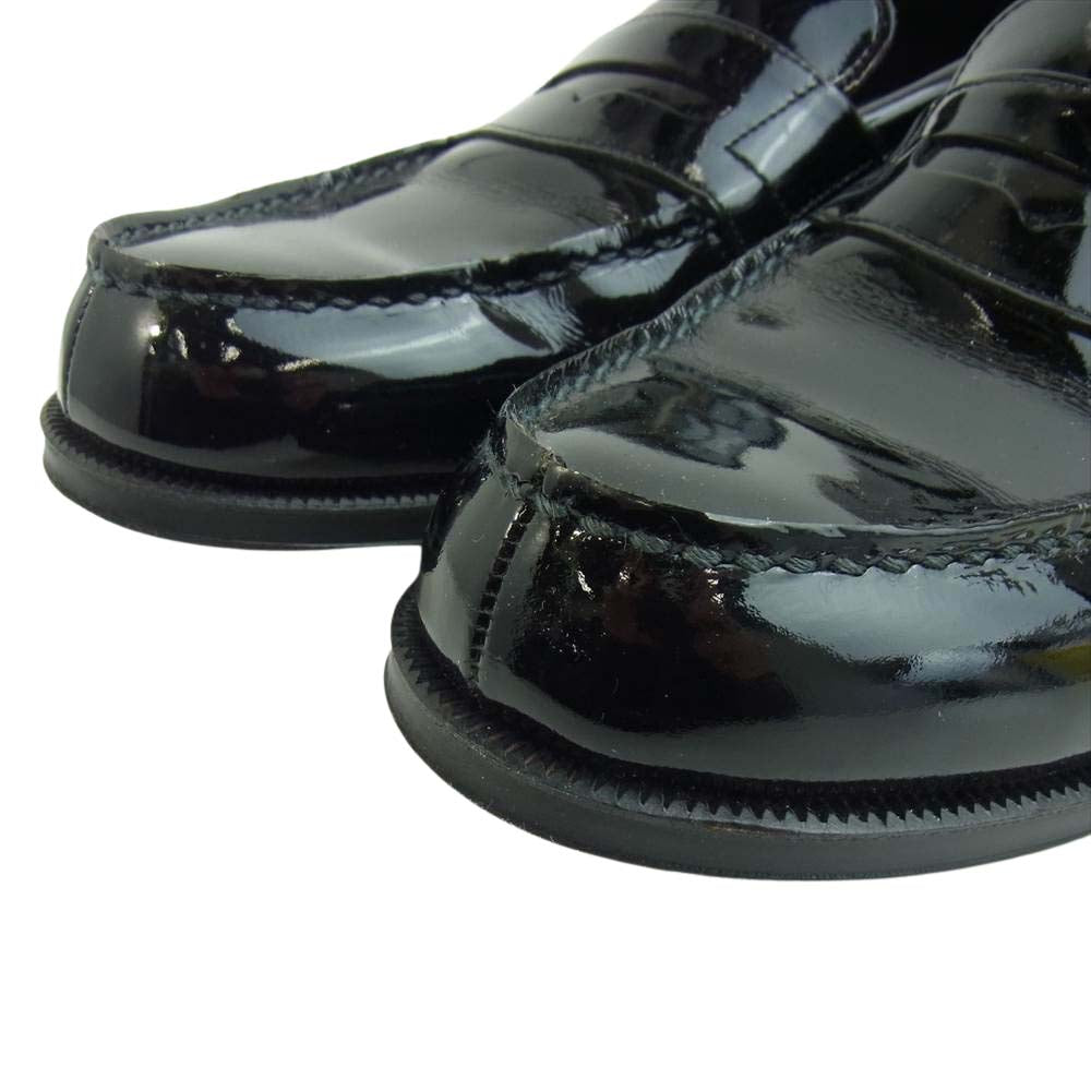junhashimoto ジュンハシモト 111161 × FOOTSTOCK フットストック コイン ローファー ブラック系 3【中古】
