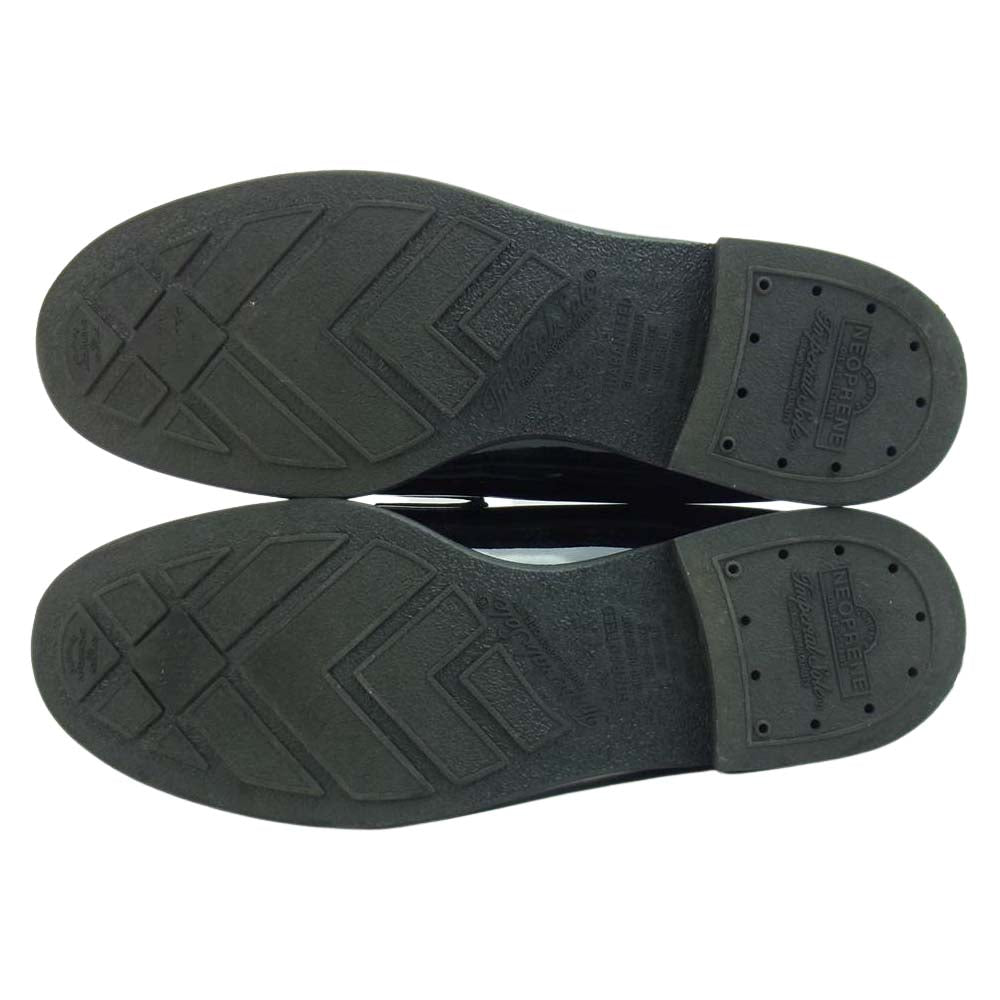 junhashimoto ジュンハシモト 111161 × FOOTSTOCK フットストック コイン ローファー ブラック系 3【中古】