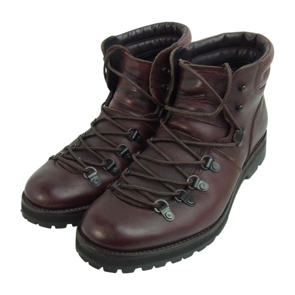 junhashimoto ジュンハシモト S22 マウンテン トレッキング レザー ブーツ ダークブラウン系 41【中古】