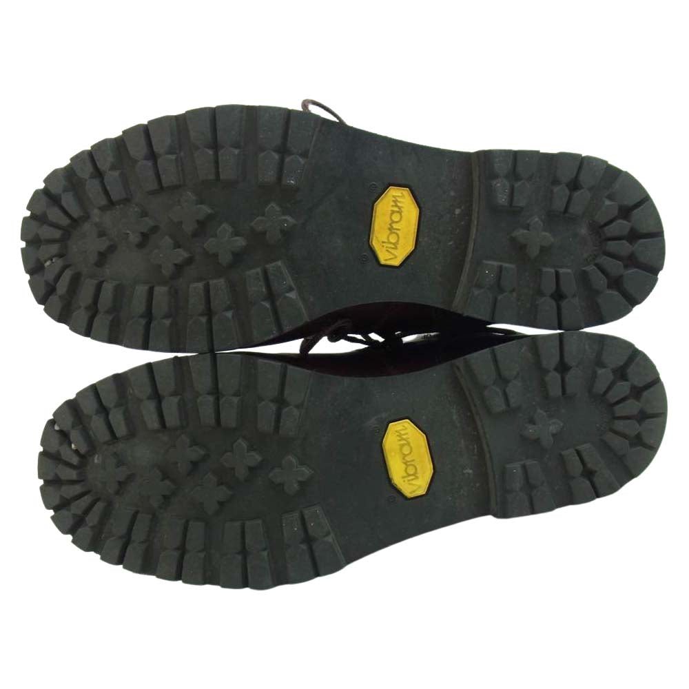 junhashimoto ジュンハシモト S22 マウンテン トレッキング レザー ブーツ ダークブラウン系 41【中古】