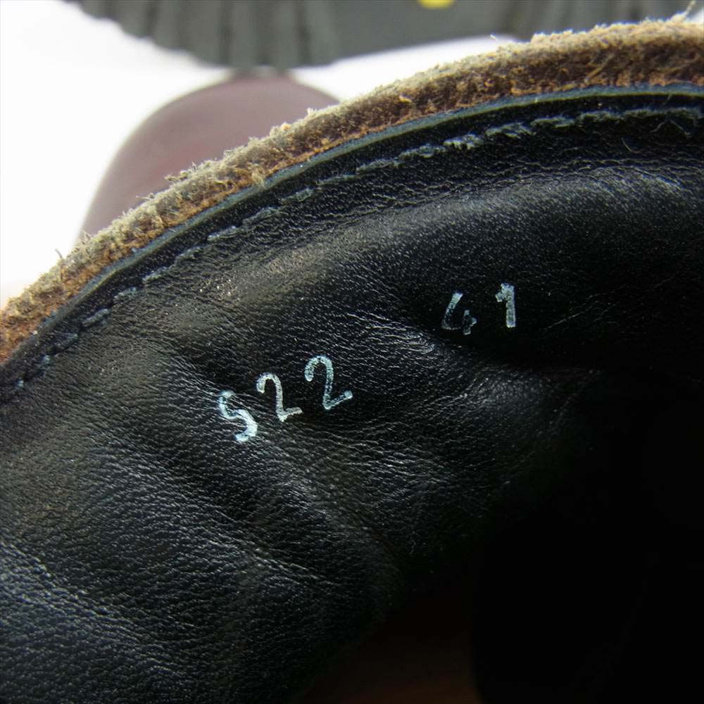 junhashimoto ジュンハシモト S22 マウンテン トレッキング レザー ブーツ ダークブラウン系 41【中古】