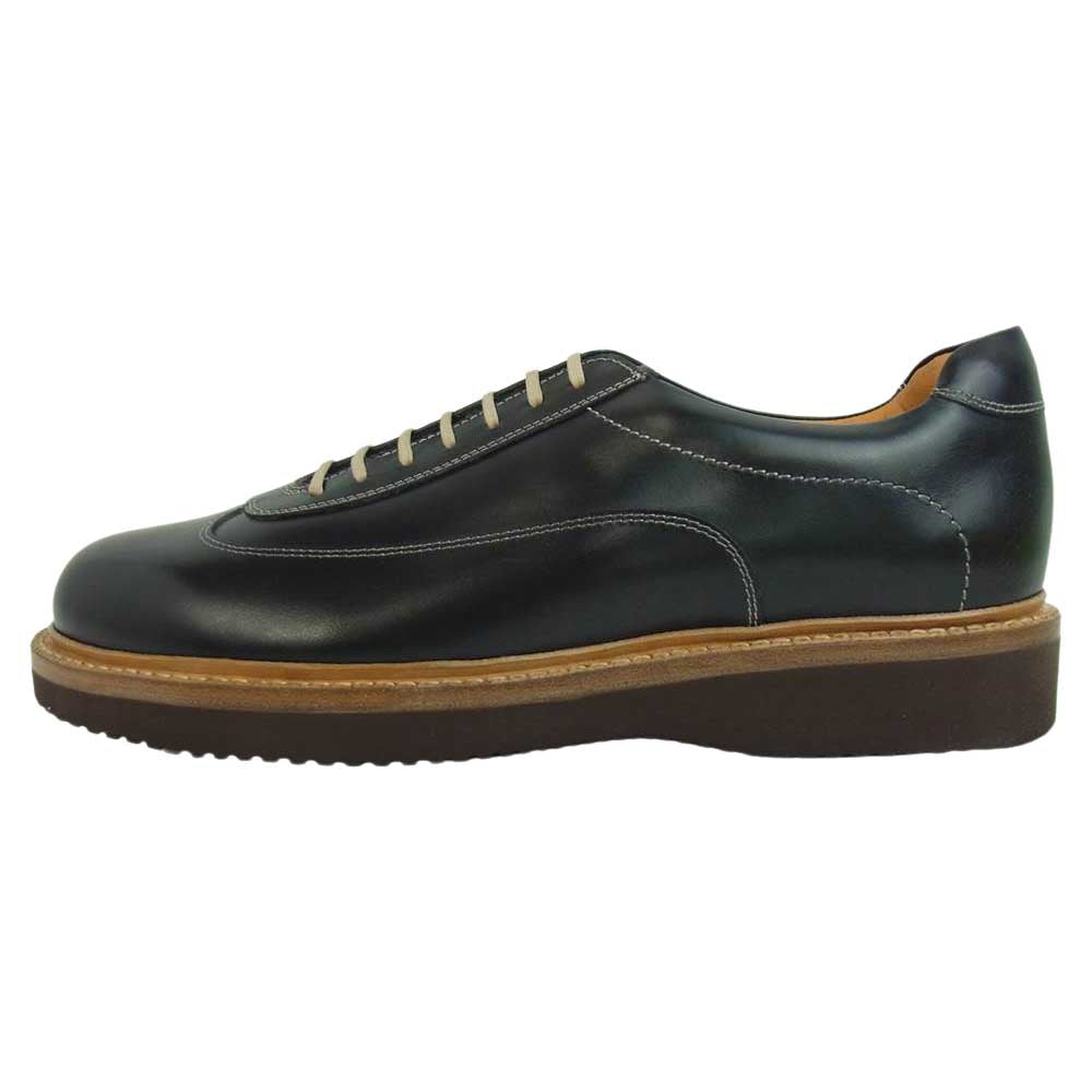 JALAN SRIWIJAYA ジャランスリウァヤ 210306 INTELLIGENCE SHOES インテリジェンス レザー シューズ UK8 ブラック系 UK8【極上美品】【中古】