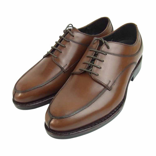 JALAN SRIWIJAYA ジャランスリウァヤ 98809 ダイナイトソール Uチップ ビジネスシューズ UK5.5 ブラウン系 UK5.5【極上美品】【中古】