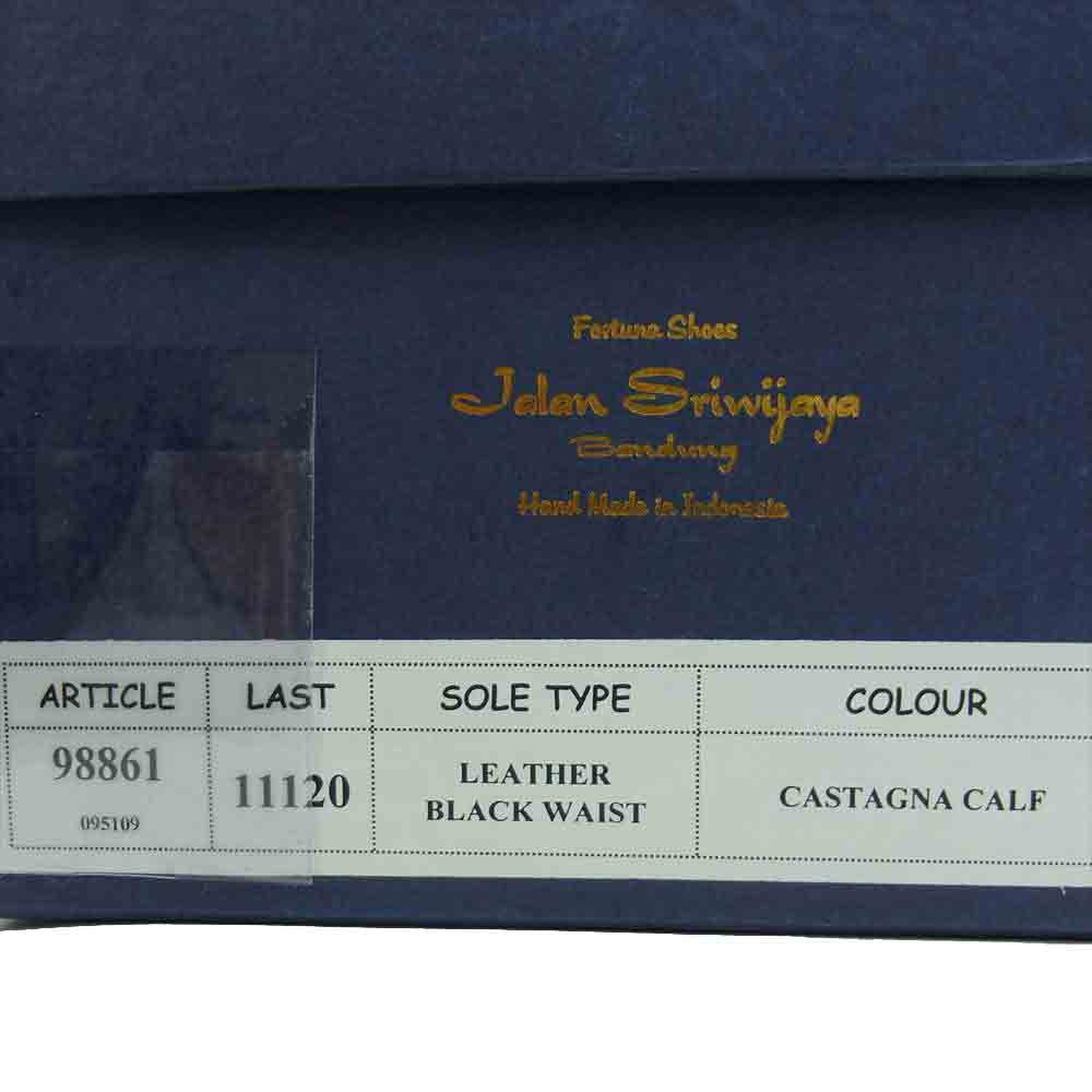 JALAN SRIWIJAYA ジャランスリウァヤ 98861 green label rel relaxing別注  ストレートチップ ビジネス シューズ 40 ダークブラウン系 40【極上美品】【中古】