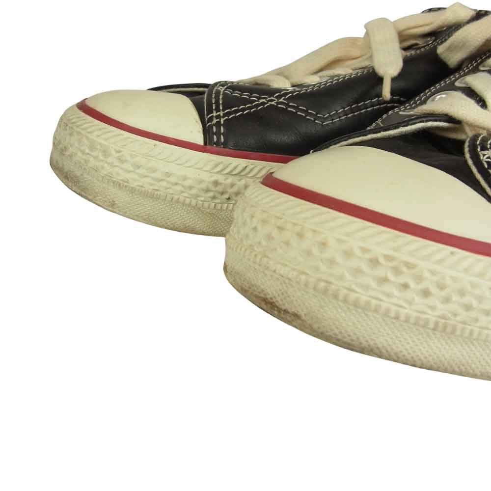 THE FLAT HEAD ザフラットヘッド レザー スニーカー ブラック系 8【中古】