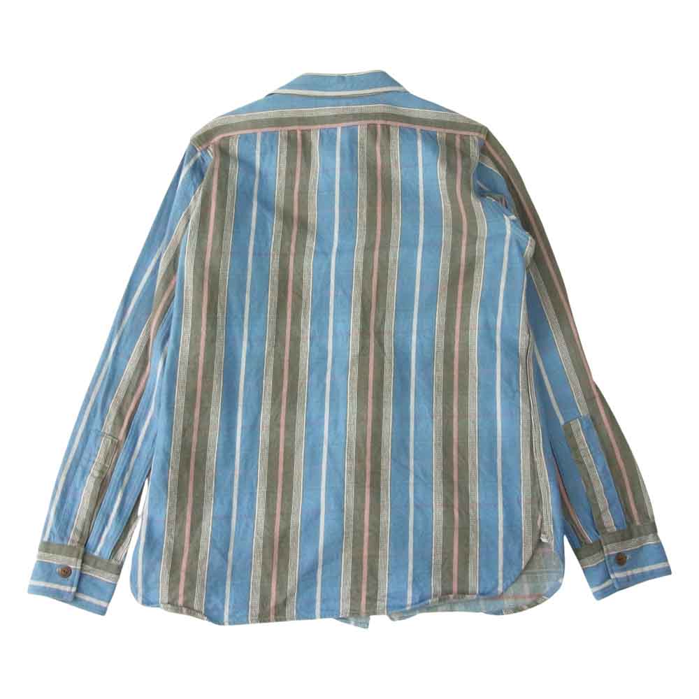 WAREHOUSE ウエアハウス ヘビーネル チェック シャツ ブルー系 M【中古】