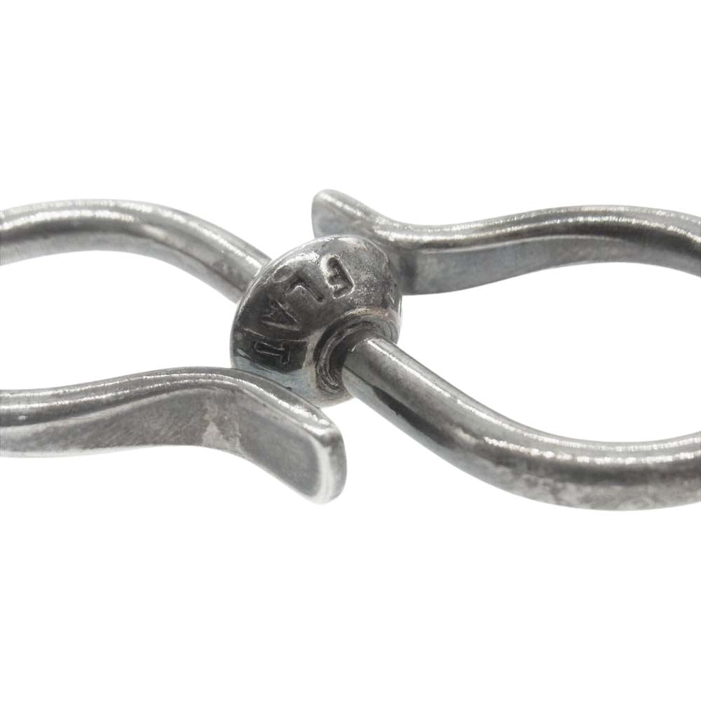 THE FLAT HEAD ザフラットヘッド エイトフック キーホルダー シルバー系【中古】