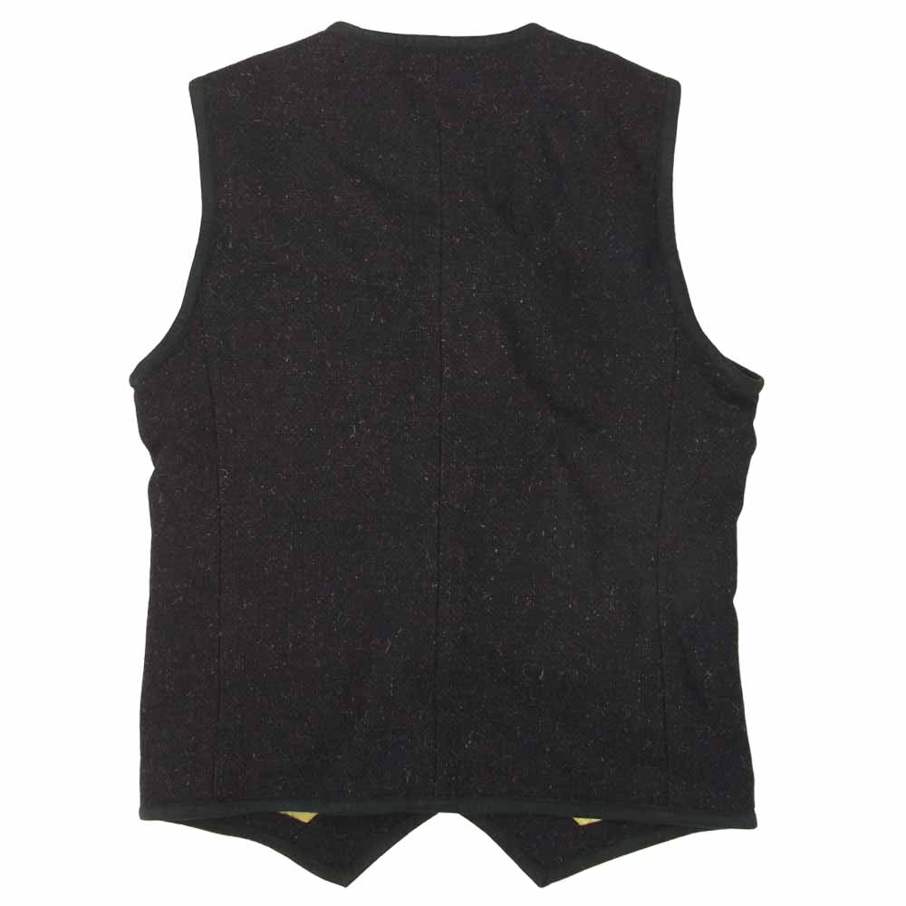 THE FLAT HEAD ザフラットヘッド GLORY PARK グローリー パーク ウール ベスト ネイビー系 M【中古】
