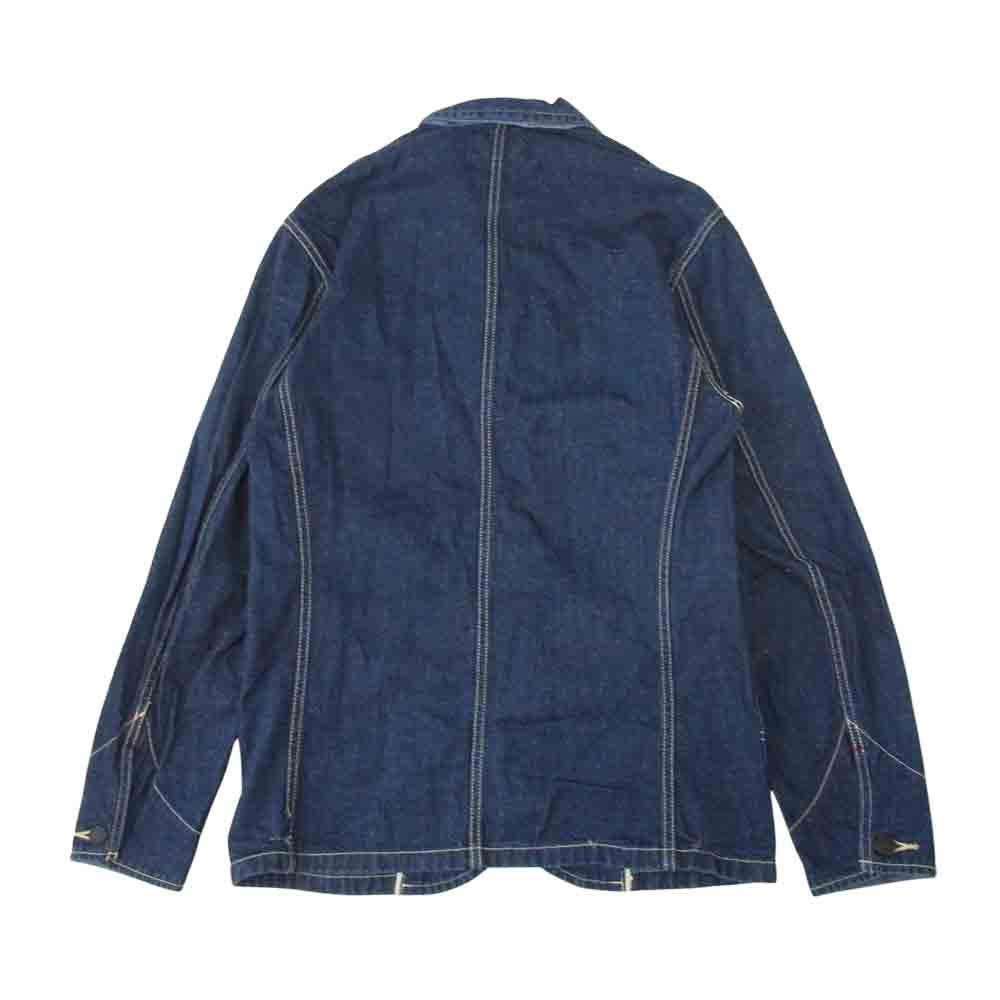 R.J.B アールジェイビー デニム カバーオール ジャケット インディゴブルー系 36【中古】