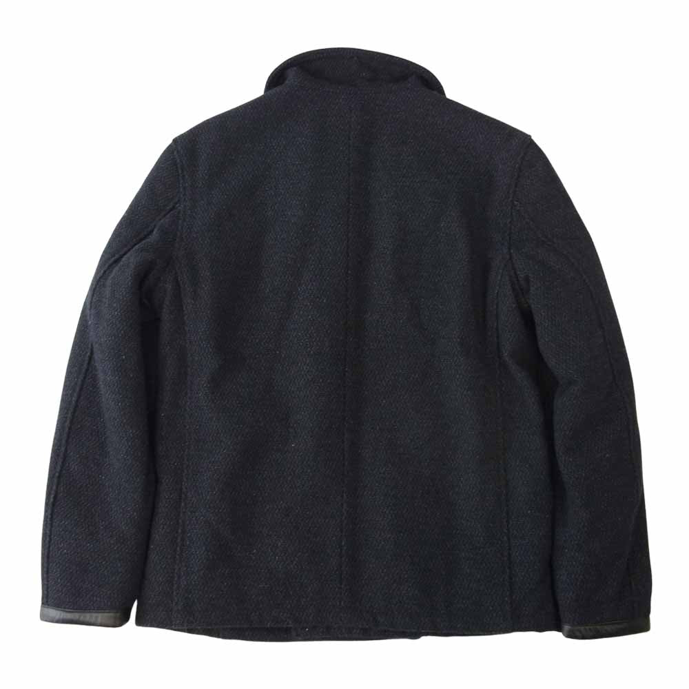 THE FLAT HEAD ザフラットヘッド HARD BIRD ハードバード Pコート 中綿 ジャケット ネイビー系 36【中古】