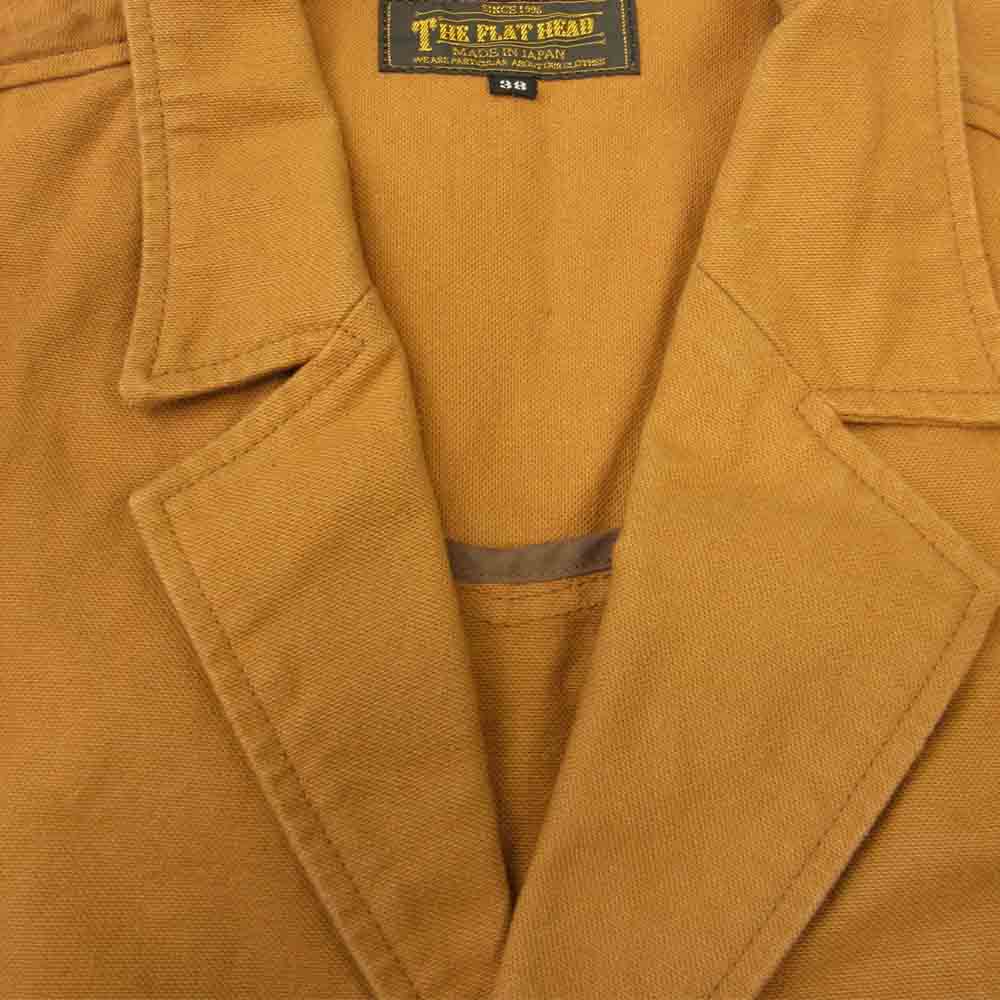 THE FLAT HEAD ザフラットヘッド ダック ジャケット ブラウン系 38【中古】