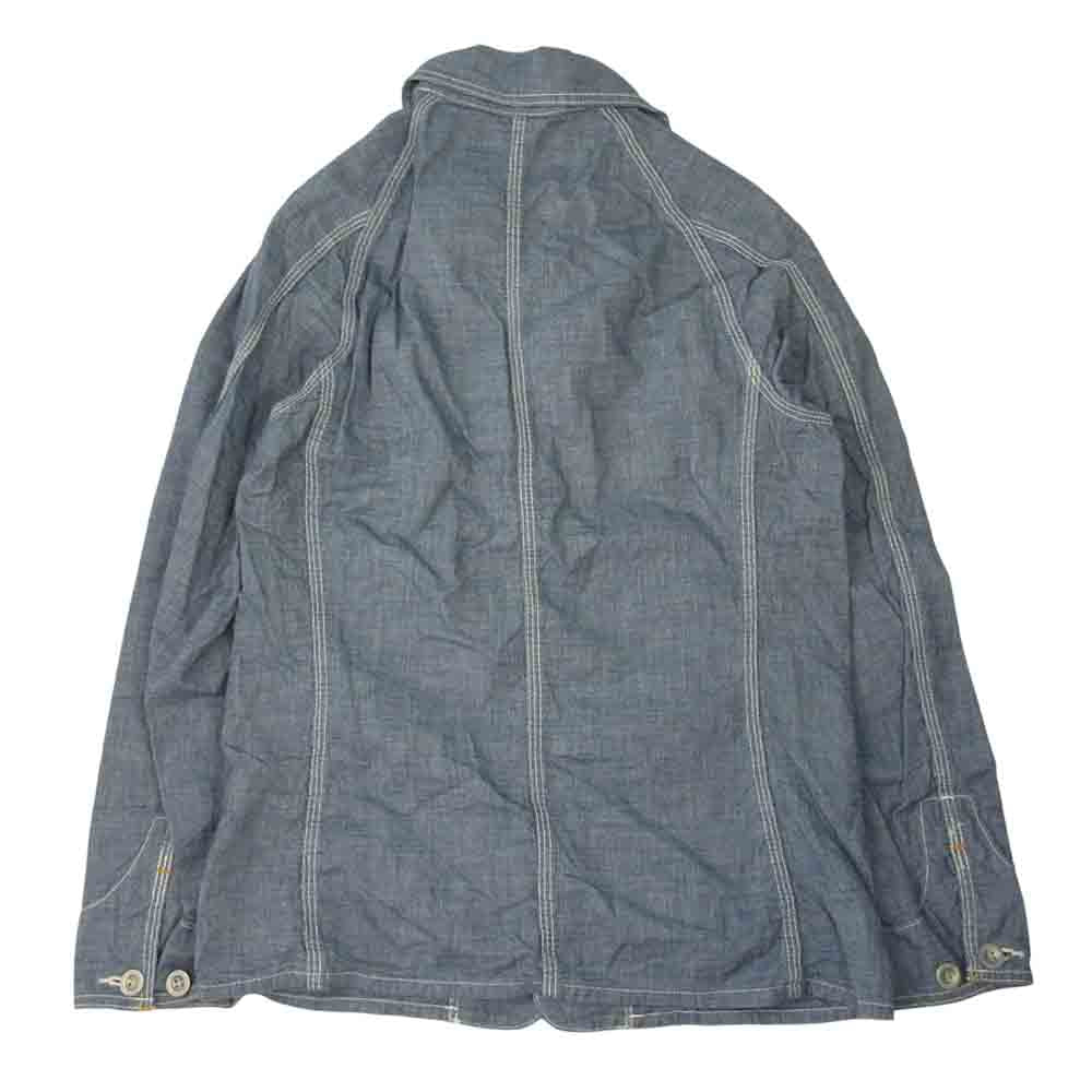 THE FLAT HEAD ザフラットヘッド カバーオール ジャケット インディゴブルー系 S【中古】