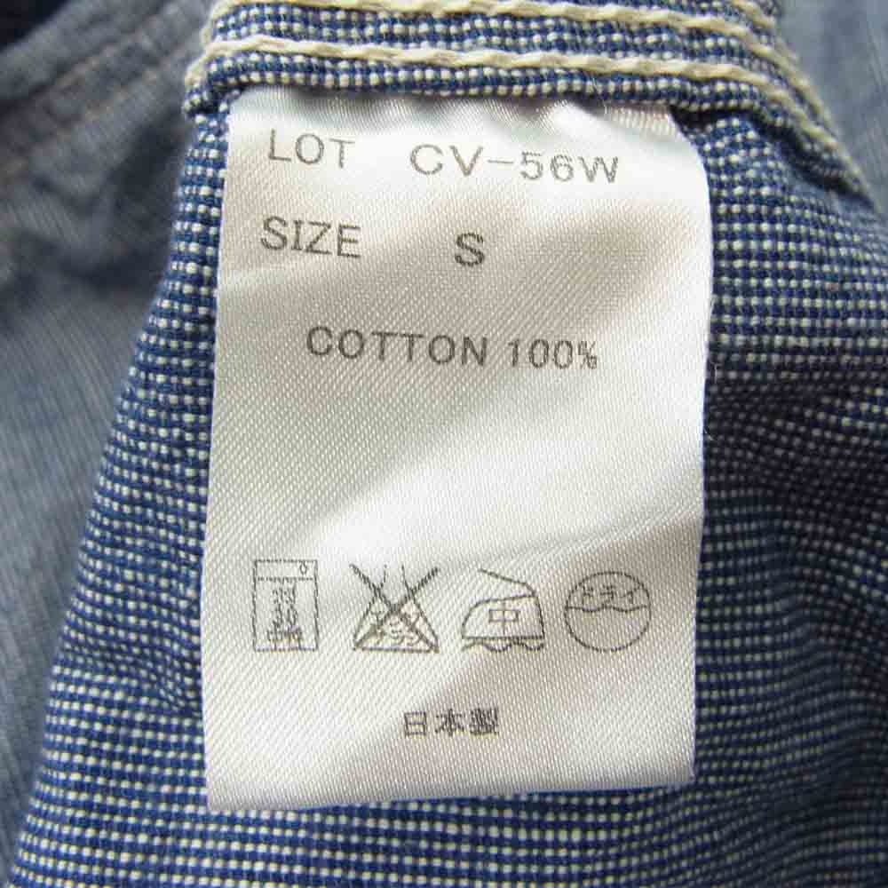 THE FLAT HEAD ザフラットヘッド カバーオール ジャケット インディゴブルー系 S【中古】