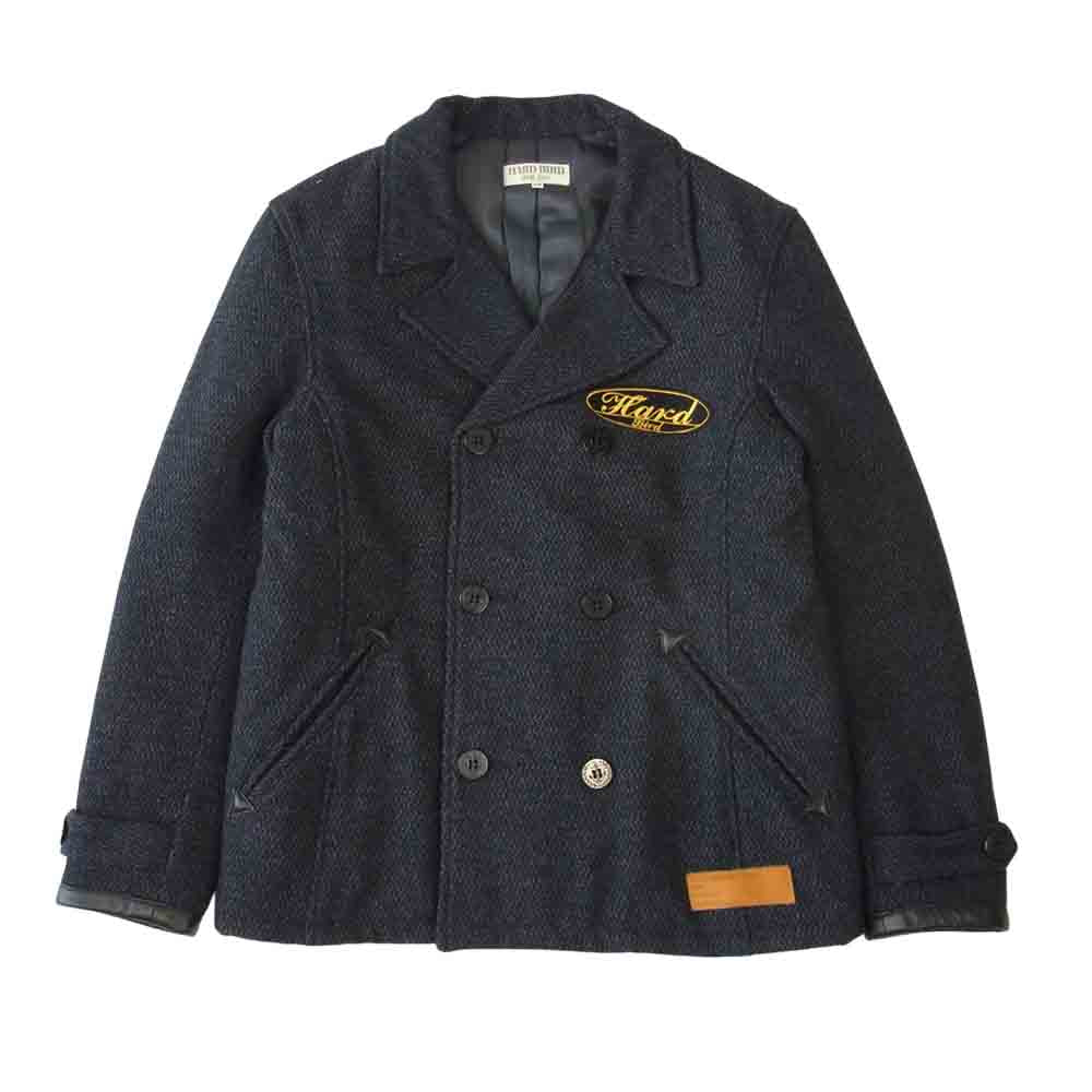 THE FLAT HEAD ザフラットヘッド HARD BIRD ハードバード Pコート 中綿 ジャケット ネイビー系 38【中古】