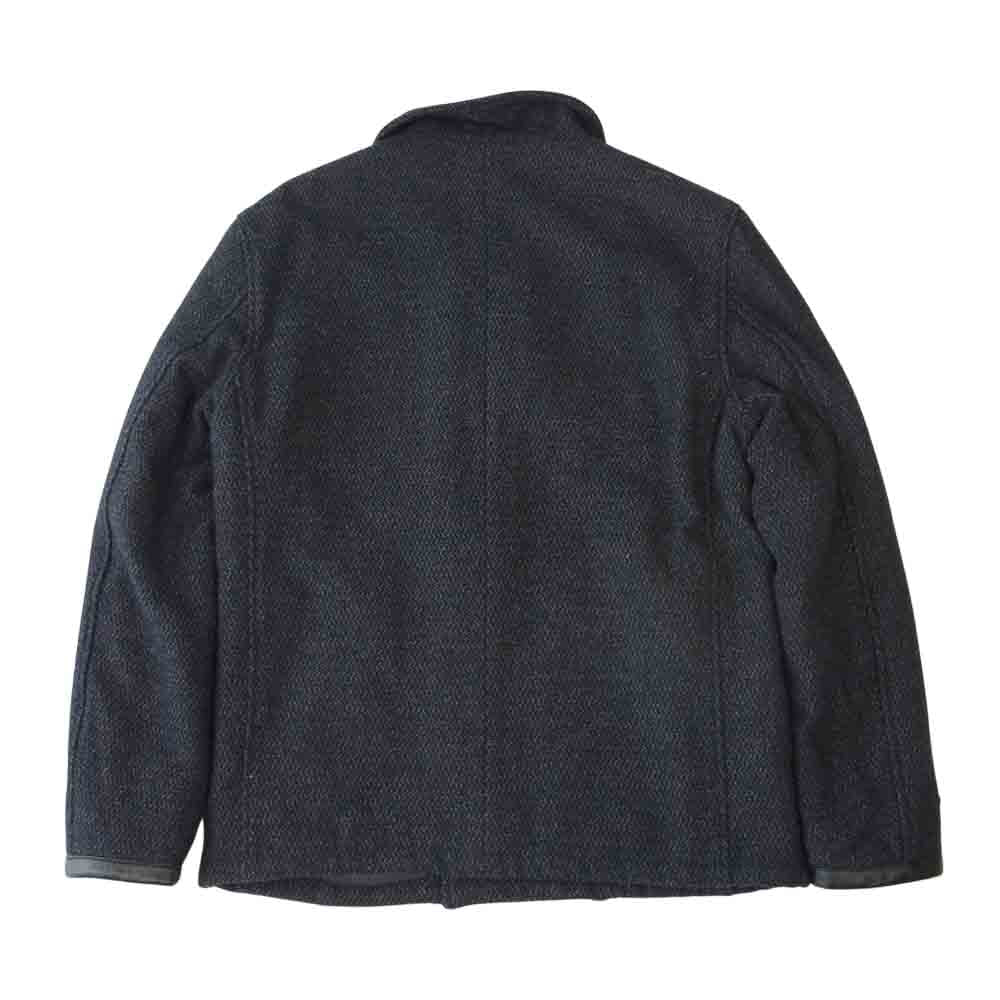 THE FLAT HEAD ザフラットヘッド HARD BIRD ハードバード Pコート 中綿 ジャケット ネイビー系 38【中古】