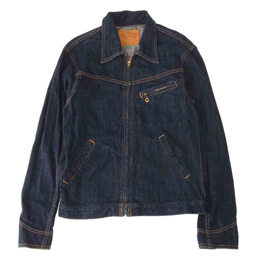 THE FLAT HEAD ザフラットヘッド 6007WZ フルジップ デニム ジャケット インディゴブルー系 38【中古】