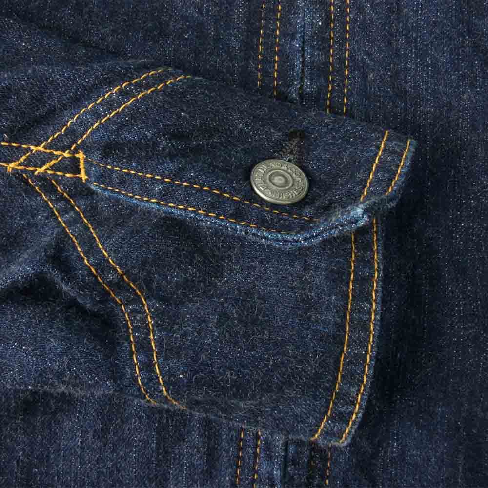 フラットヘッド　デニムジャケット　サード　アメカジ　古着 THE FLAT HEAD ザフラットヘッド 6007WZ フルジップ デニム ジャケット