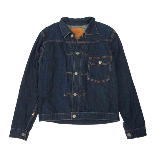 THE FLAT HEAD ザフラットヘッド 6001W 1st Type デニム ジャケット インディゴブルー系 38【中古】