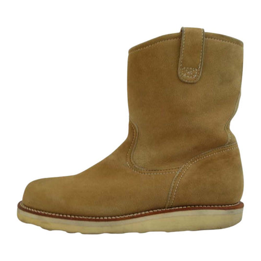 THE FLAT HEAD ザフラットヘッド スエード ペコス ブーツ ブラウン系 25 1/2【中古】