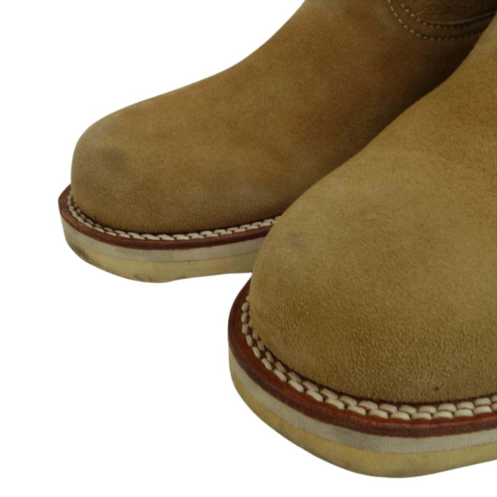 THE FLAT HEAD ザフラットヘッド スエード ペコス ブーツ ブラウン系 25 1/2【中古】