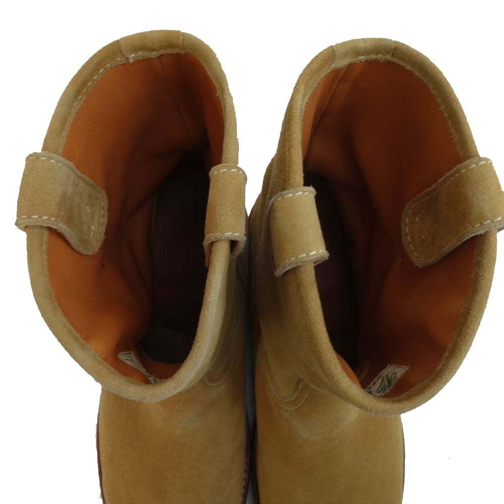 THE FLAT HEAD ザフラットヘッド スエード ペコス ブーツ ブラウン系 25 1/2【中古】