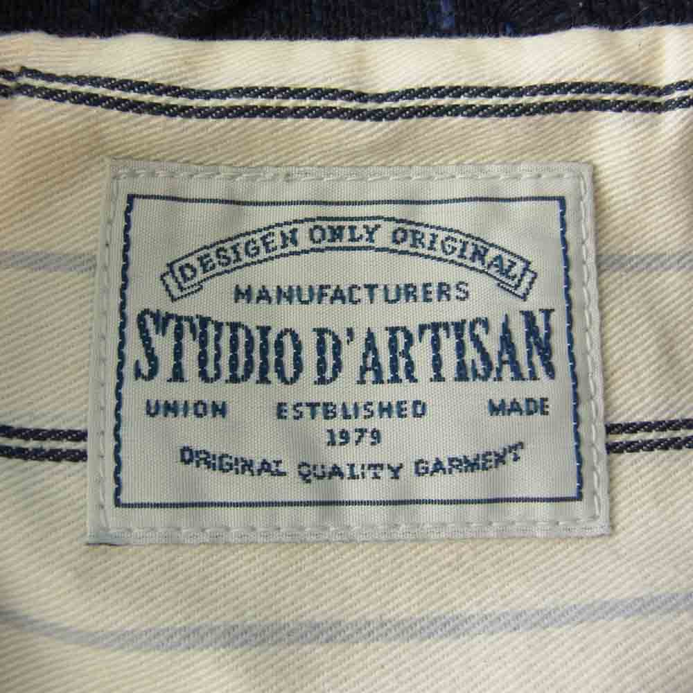 STUDIO D’ARTISAN ステュディオダルチザン ウール テーラード ジャケット ネイビー系 38【中古】
