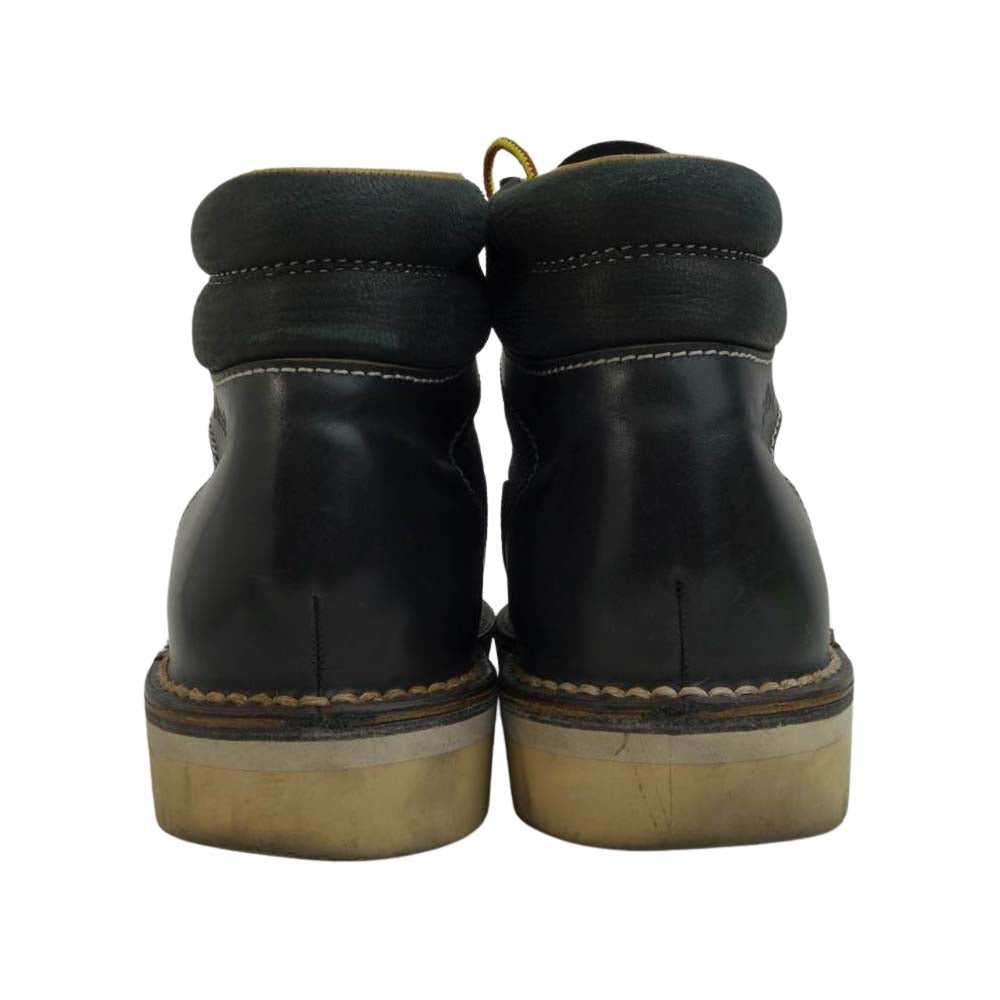 THE FLAT HEAD ザフラットヘッド レースアップ ワーク ブーツ ブラック系 26cm【中古】