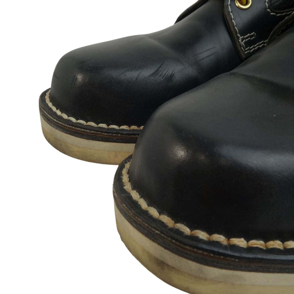 THE FLAT HEAD ザフラットヘッド レースアップ ワーク ブーツ ブラック系 26cm【中古】