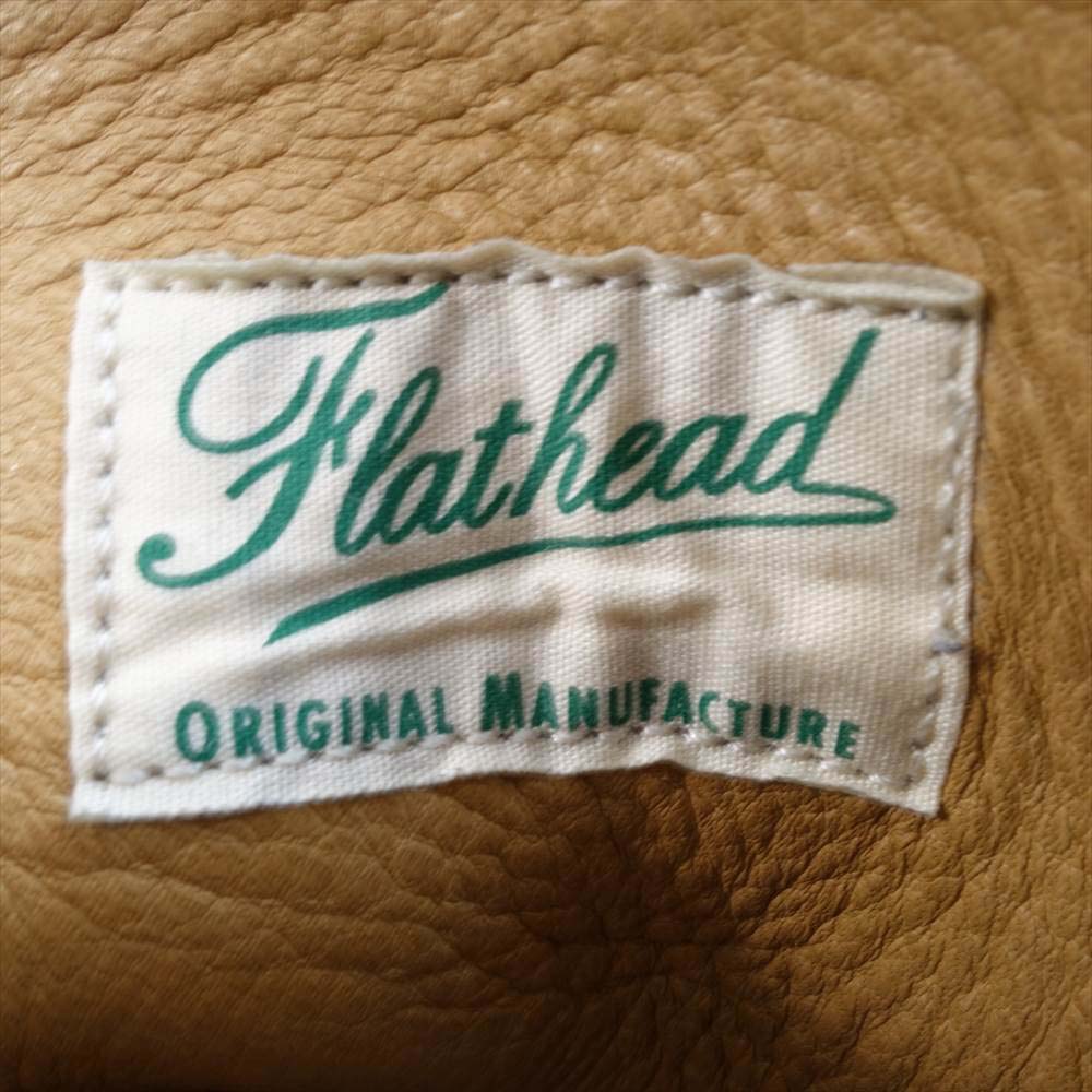 THE FLAT HEAD ザフラットヘッド レースアップ ワーク ブーツ ブラック系 26cm【中古】