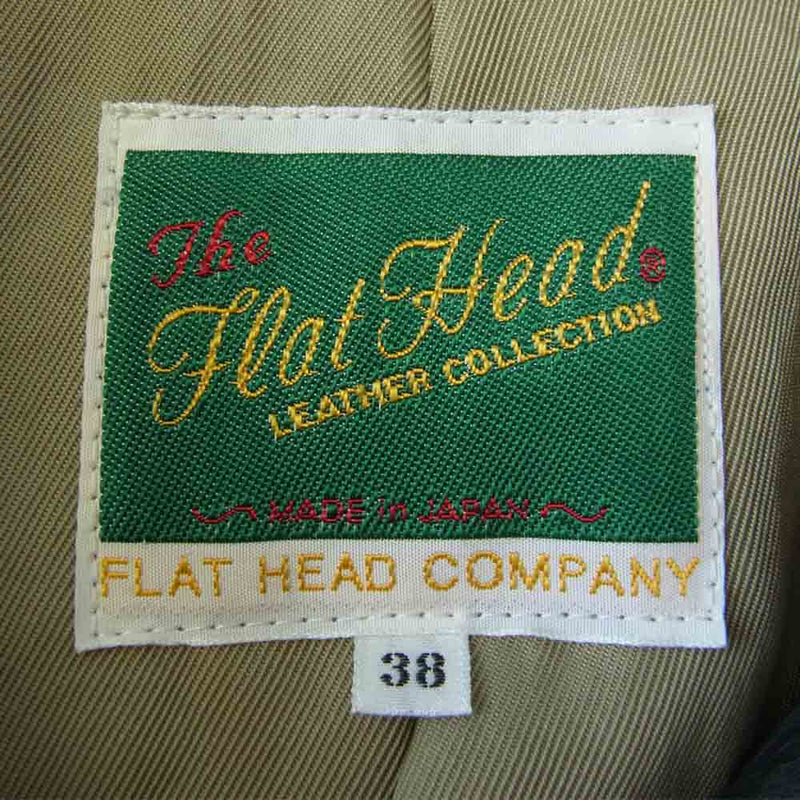 THE FLAT HEAD ザフラットヘッド ディアスキン 鹿革 レザー ライダース