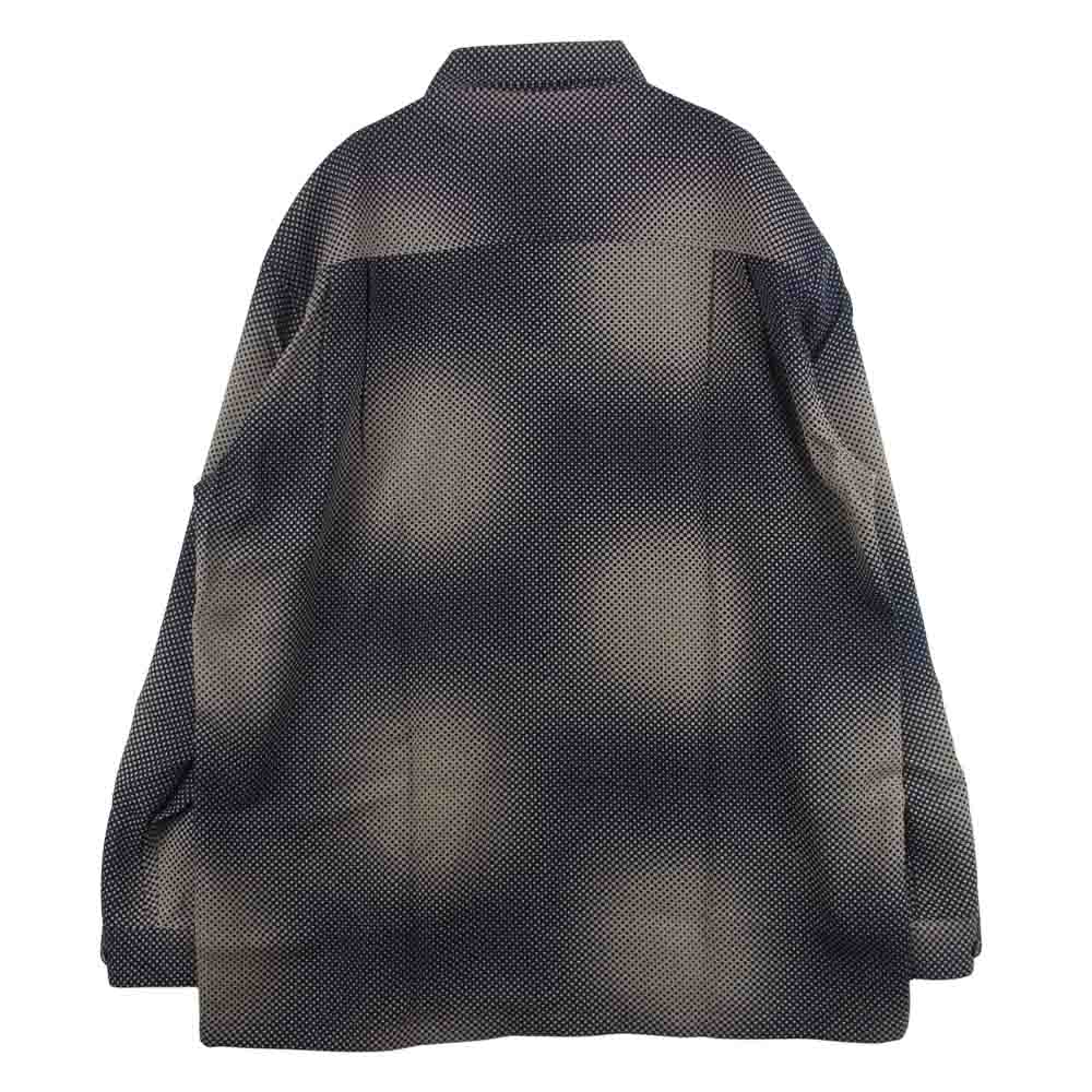 BALENCIAGA バレンシアガ グラデーション ドット 長袖 シャツ ブラック系 ベージュ系 L【中古】