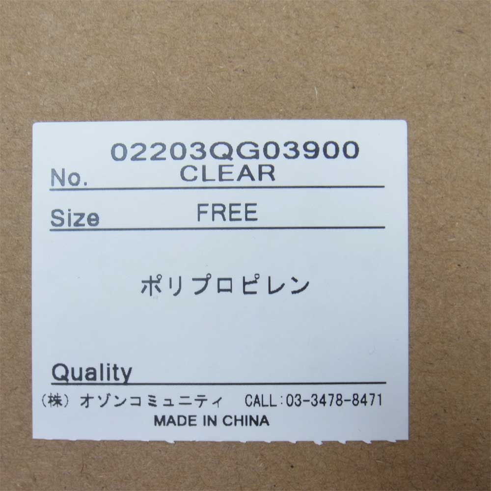 HYSTERIC GLAMOUR ヒステリックグラマー 02203QG03 HYS WOMAN BOX シューズケース シューズボックス クリア系 FREE【極上美品】【中古】