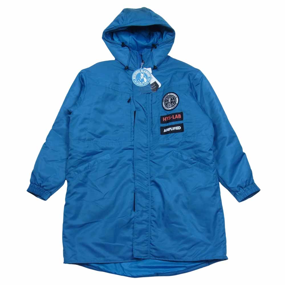 HYSTERIC GLAMOUR ヒステリックグラマー 02213AC01 SOUND REVOLUTION モンスター パーカ ターコイズ M【美品】【中古】