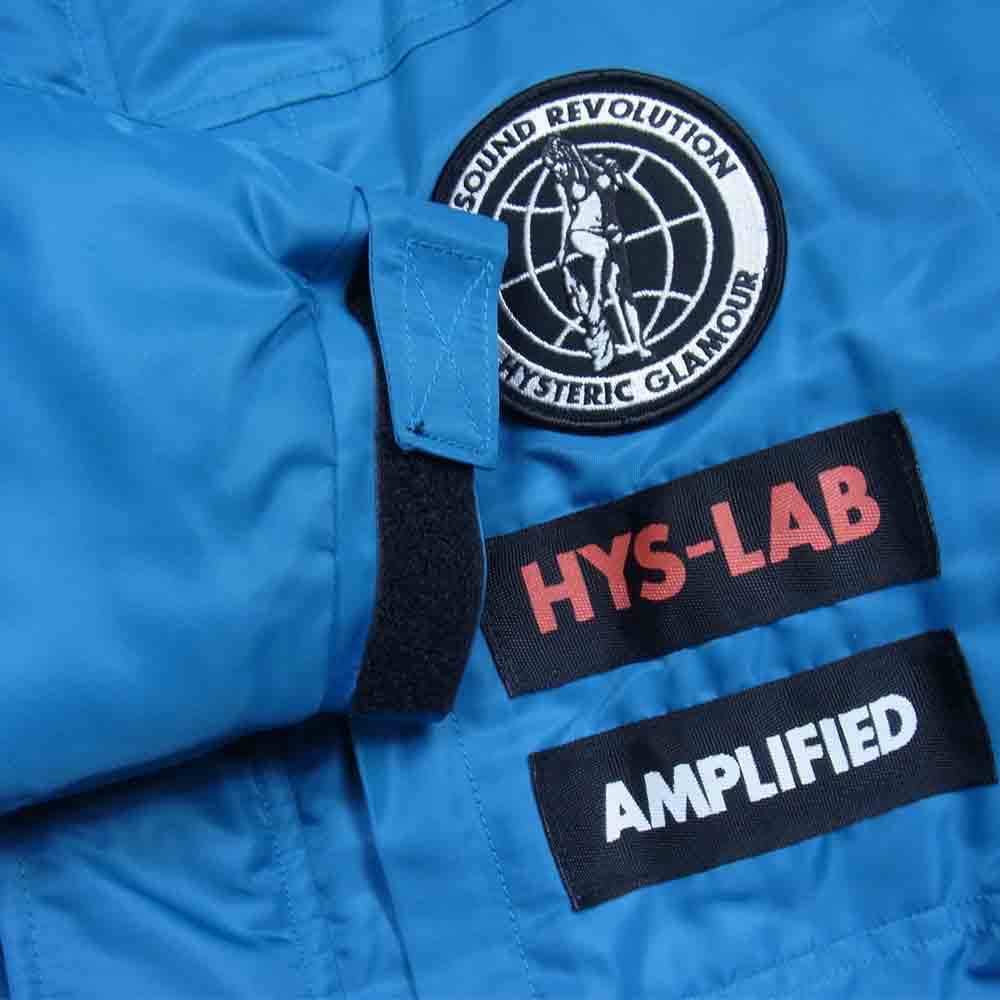HYSTERIC GLAMOUR ヒステリックグラマー 02213AC01 SOUND REVOLUTION モンスター パーカ ターコイズ M【美品】【中古】