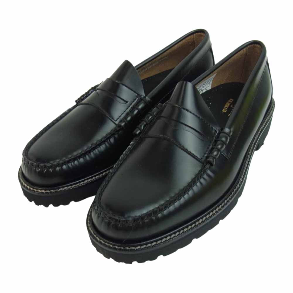 ジーエイチバス BA11510 WEEJUNS ウィージャンズ LOGAN PENNY ペニー ラーソン ローファー UK5.5 ブラック系 39.5【極上美品】【中古】