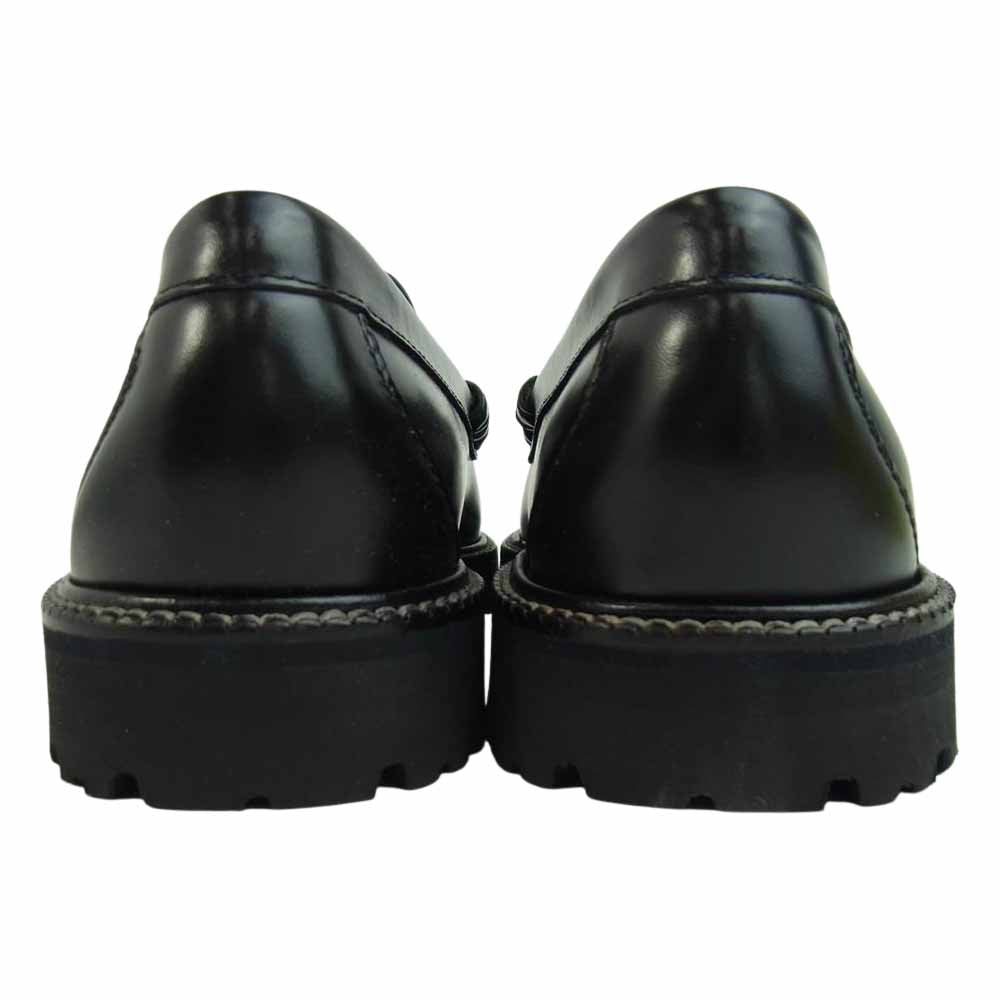 ジーエイチバス BA11510 WEEJUNS ウィージャンズ LOGAN PENNY ペニー ラーソン ローファー UK5.5 ブラック系 39.5【極上美品】【中古】