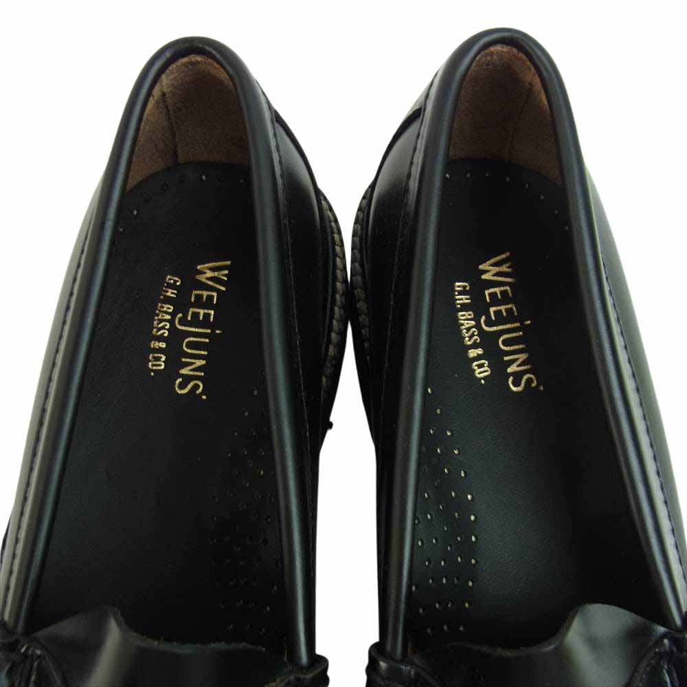 ジーエイチバス BA11510 WEEJUNS ウィージャンズ LOGAN PENNY ペニー ラーソン ローファー UK5.5 ブラック系 39.5【極上美品】【中古】
