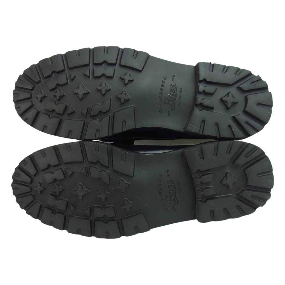 ジーエイチバス BA11510 WEEJUNS ウィージャンズ LOGAN PENNY ペニー ラーソン ローファー UK5.5 ブラック系 39.5【極上美品】【中古】