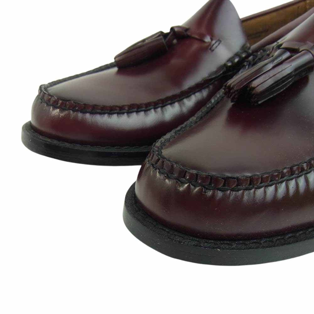 ジーエイチバス BA11015 WEEJUNS ウィージャンズ LARKIN MOC TASSEL ラーキン タッセル ローファー UK6.5 ダークブラウン系 40.5【極上美品】【中古】