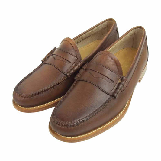 ジーエイチバス BA11073 WEEJUNS ウィージャンズ LARSON PENNY ラーソン ペニー ローファー UK6 ブラウン系 40【極上美品】【中古】