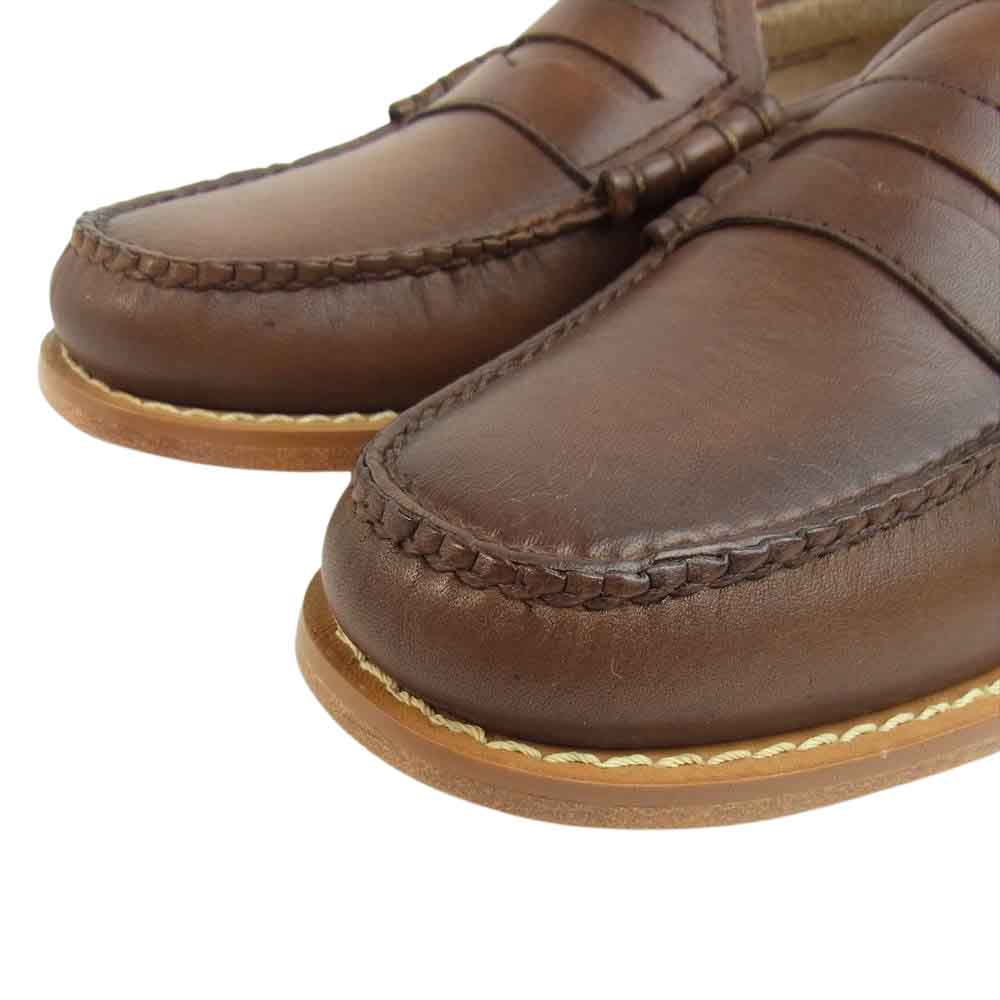 ジーエイチバス BA11073 WEEJUNS ウィージャンズ LARSON PENNY ラーソン ペニー ローファー UK6 ブラウン系 40【極上美品】【中古】