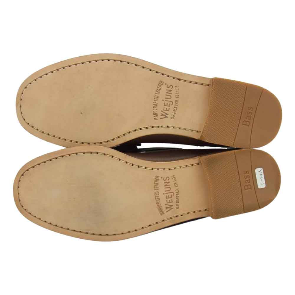ジーエイチバス BA11073 WEEJUNS ウィージャンズ LARSON PENNY ラーソン ペニー ローファー UK6 ブラウン系 40【極上美品】【中古】